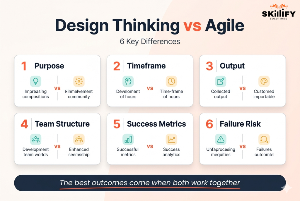 Design Thinking vs Agile: Key Differences, Similarities, and How Teams Use Both 30 Design Thinking vs Agile