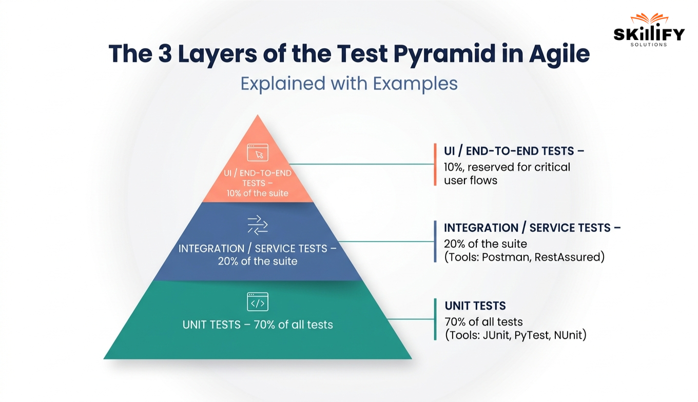 Test Pyramid in Agile: 3 Layers, Examples & How to Use It (2026)