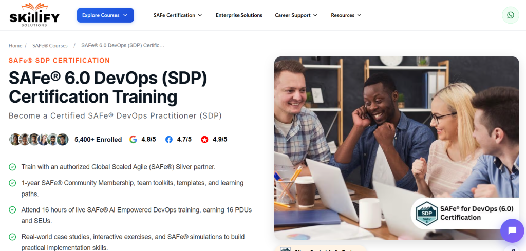 SAFe DevOps vs AWS DevOps Certification: Which Builds a Better DevOps Career in 2026? 11 SAFe DevOps Practitioner