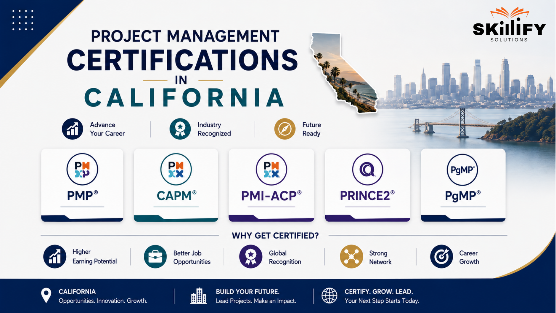 Best Project Management Certifications in California in 2026